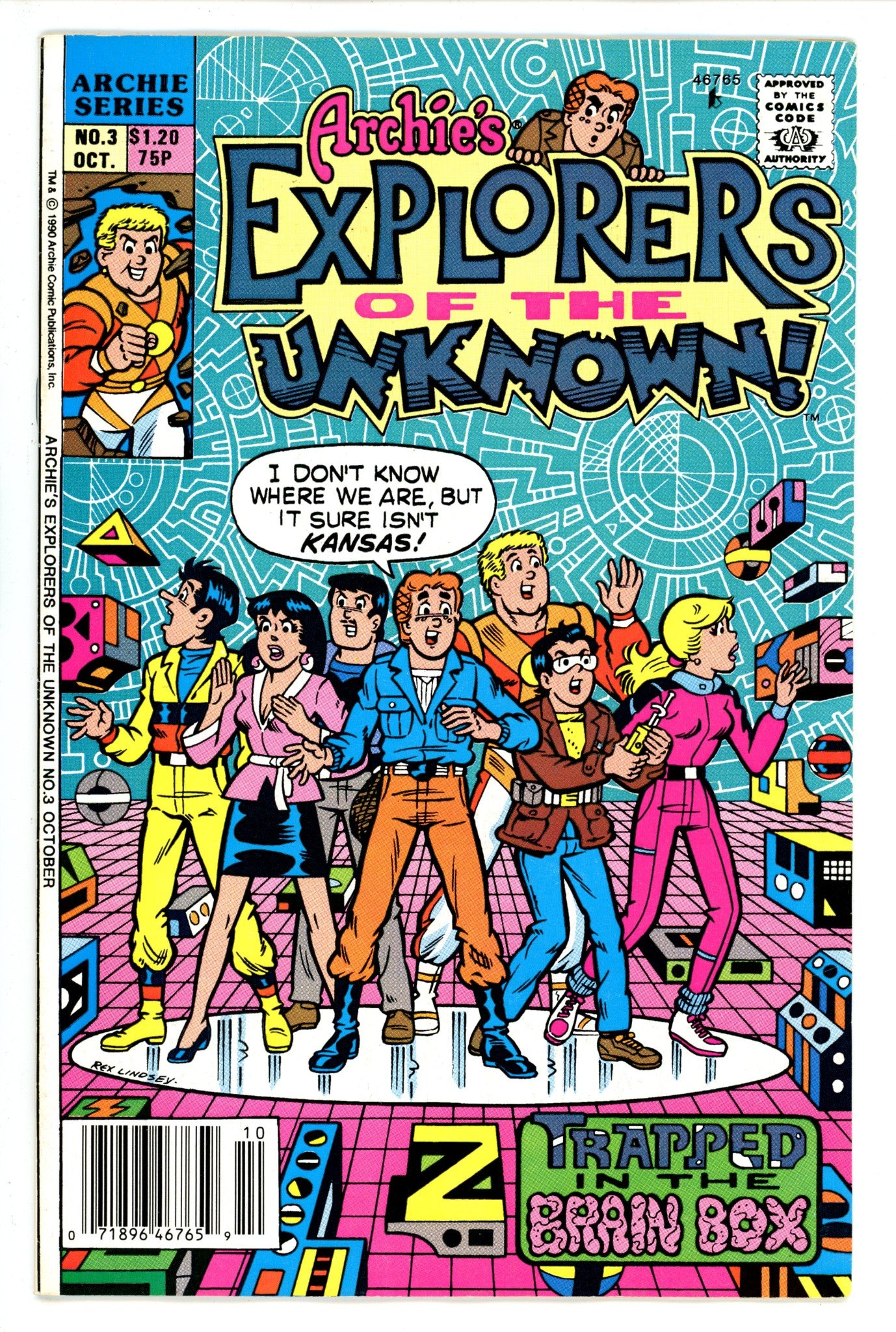 Explorers of the Unknown 3 Canadian Price Variant FN- (1990)