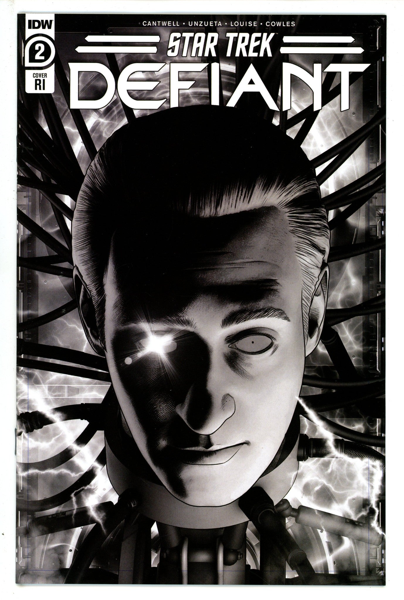 Star Trek Defiant 2 Unzueta B&W Incentive Variant NM (2023)