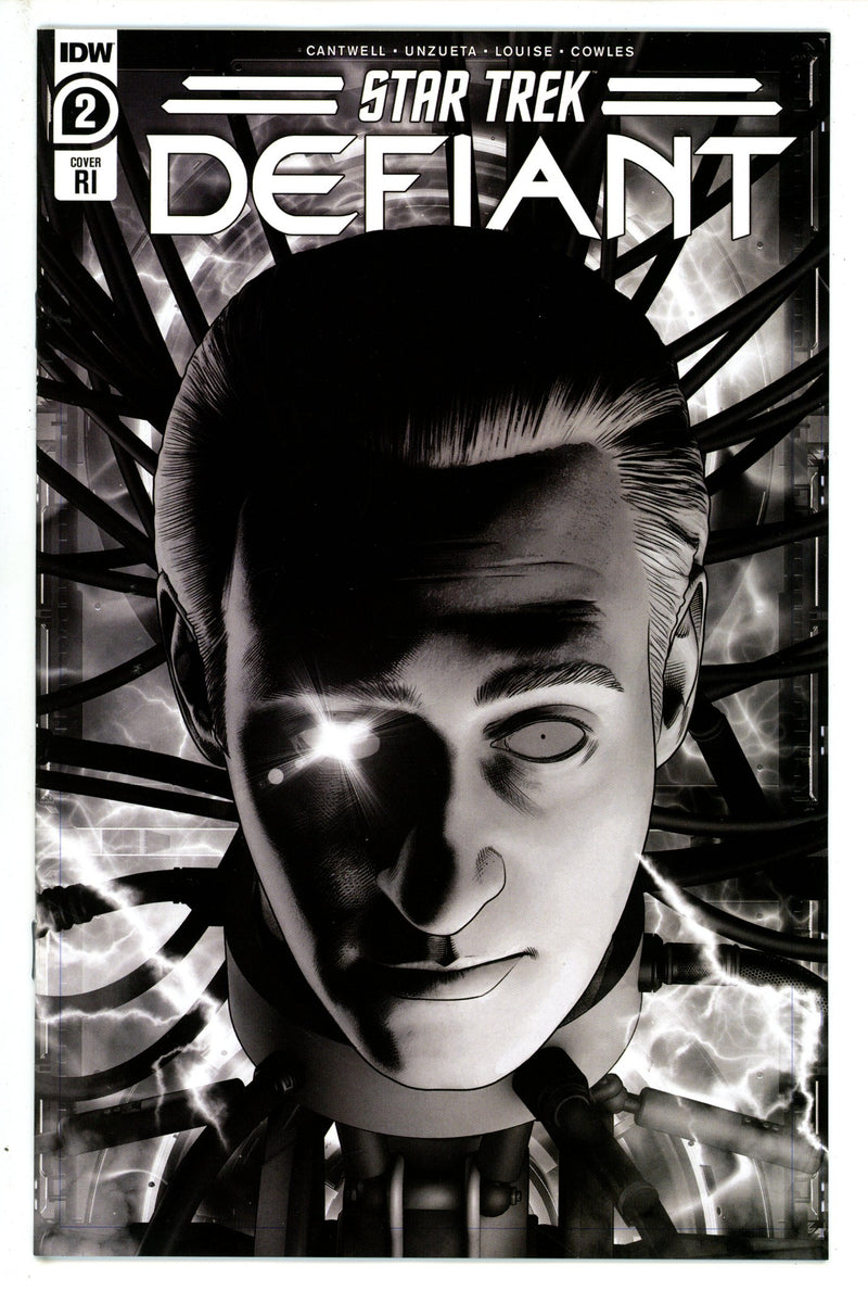 Star Trek Defiant 2 Unzueta B&W Incentive Variant NM (2023)