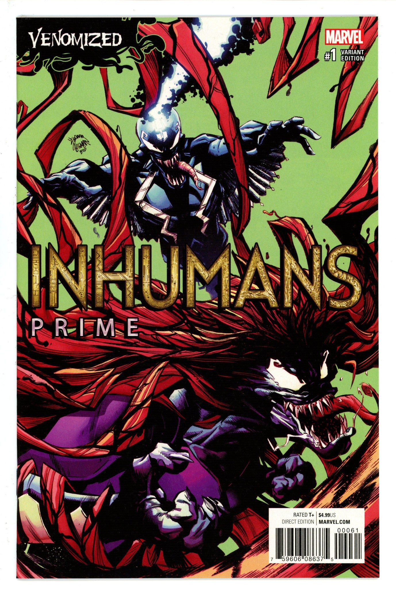 Inhumans Prime 1 Venomized Variant