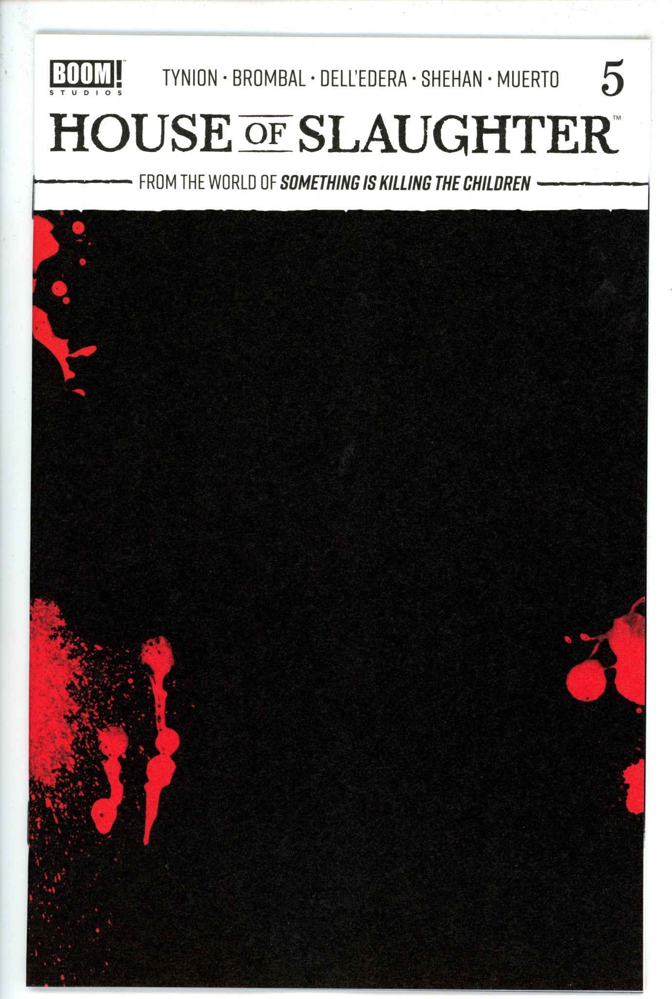 House of Slaughter 5 Blank Variant (2022)