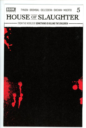 House of Slaughter 5 Blank Variant (2022)
