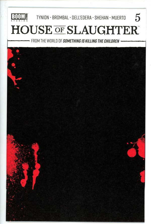 House of Slaughter 5 Blank Variant (2022)