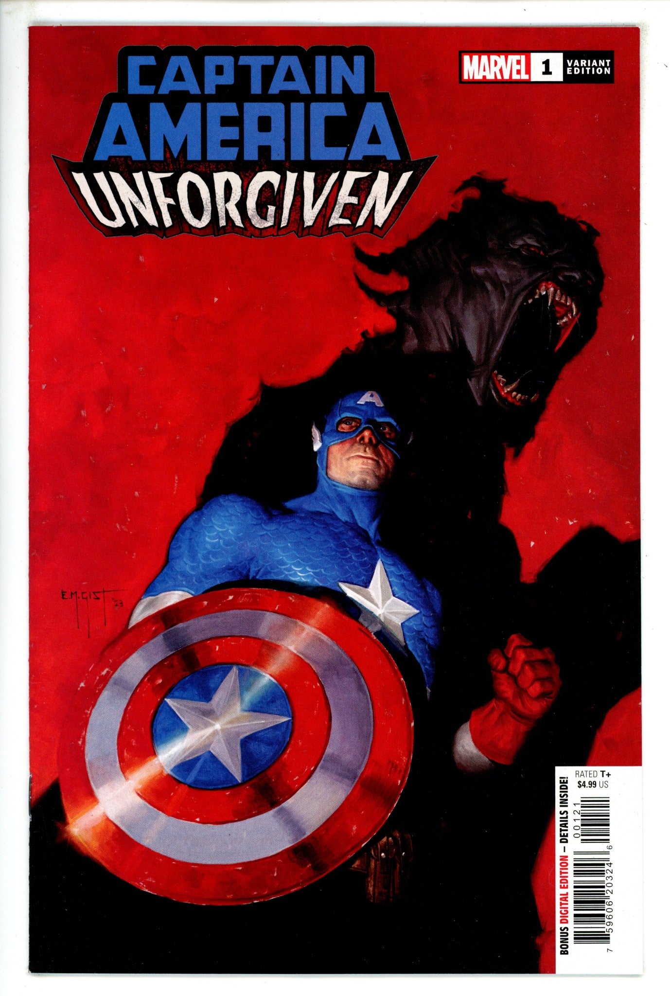 Captain America Unforgiven 1 Gist Variant (2023)