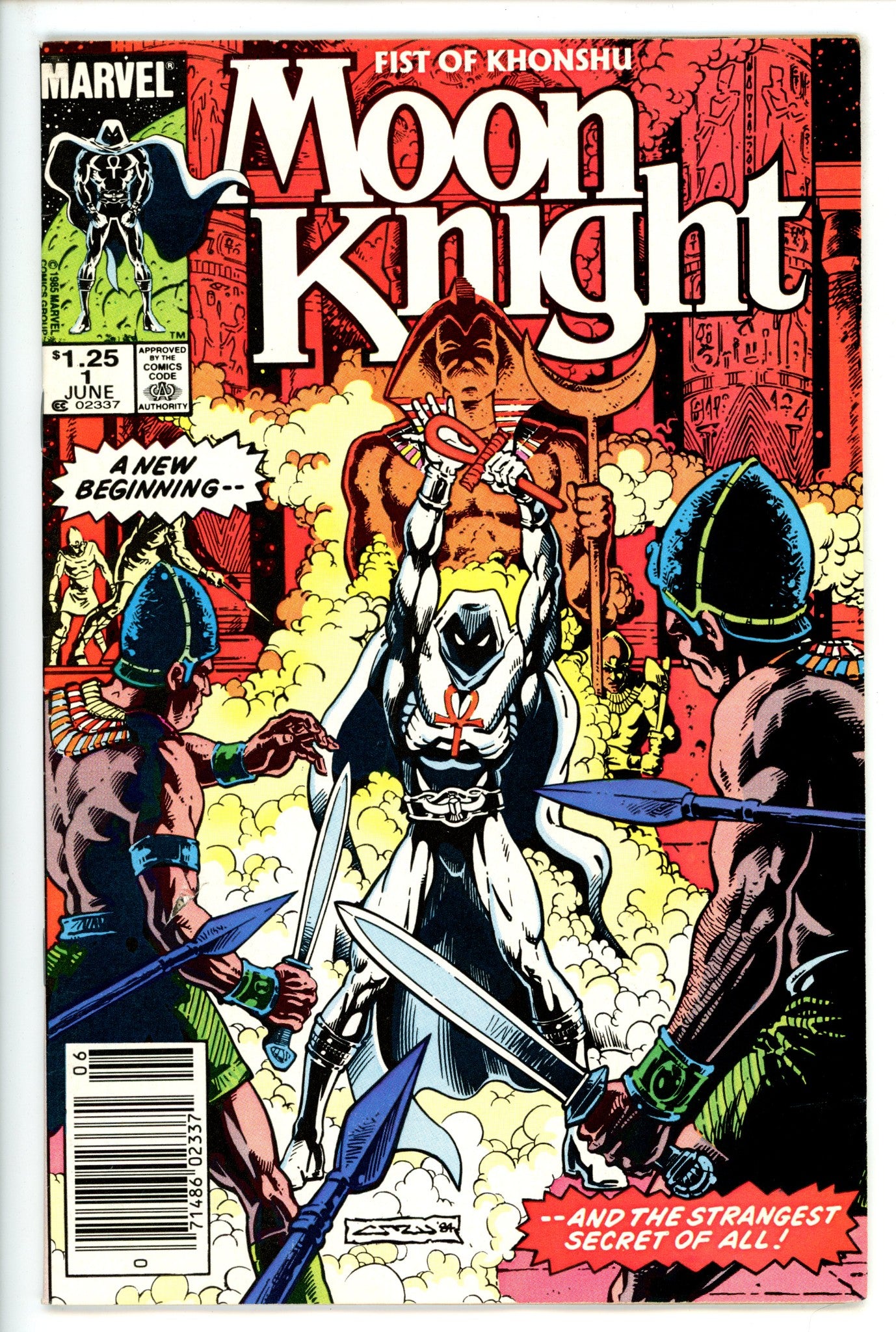 Moon Knight Vol 2 1 Newsstand VF-