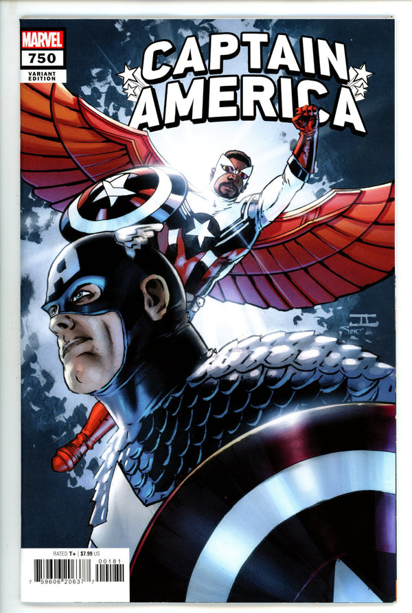 Captain America 750 Cassaday White Variant (2023)