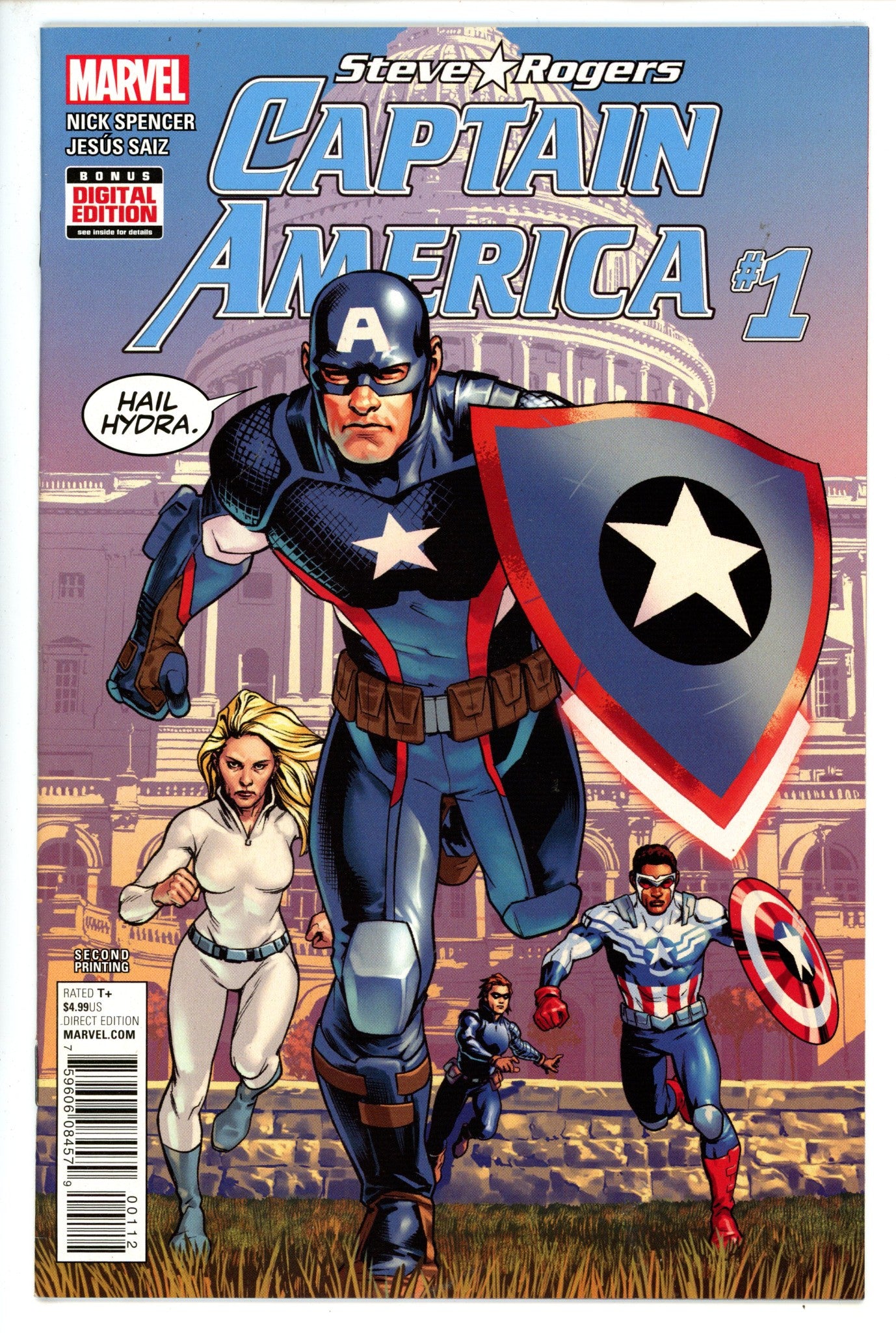 Captain America: Steve Rogers 1 2nd Print
