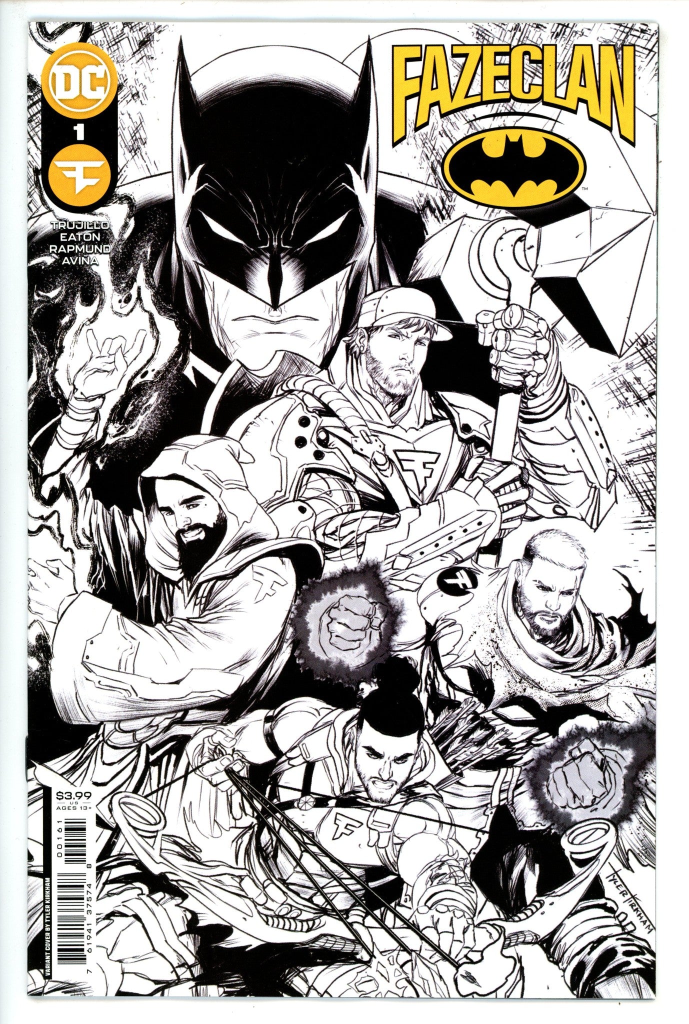 Batman Faze Clan 1 Kirkham Variant NM