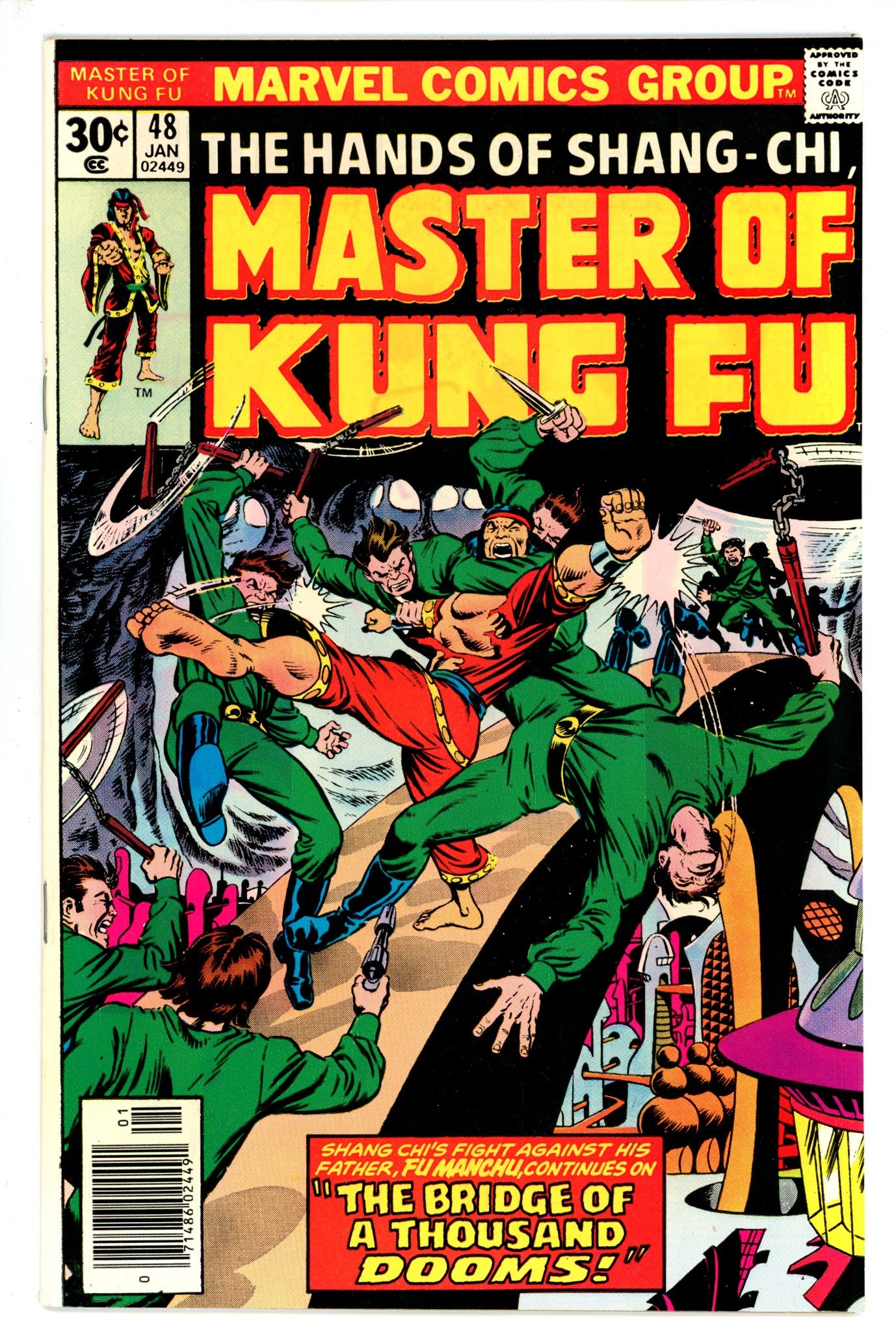 Master of Kung Fu 48 VF/NM (1977)