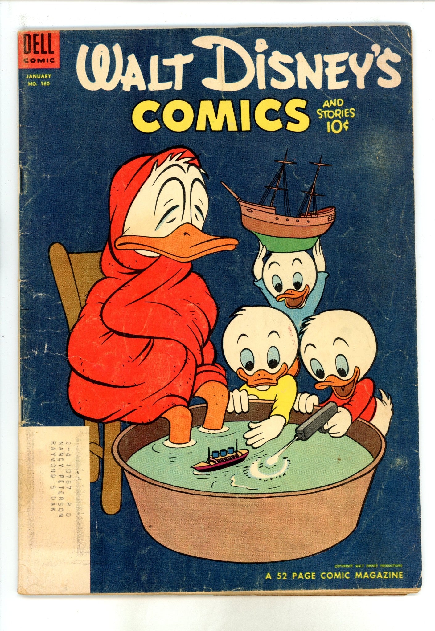 Walt Disney's Comics and Stories Vol 14 4 (160) VG