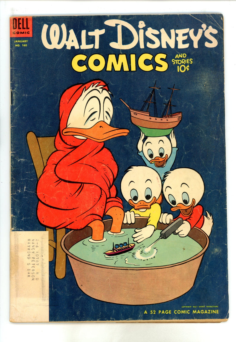Walt Disney's Comics and Stories Vol 14 4 (160) VG