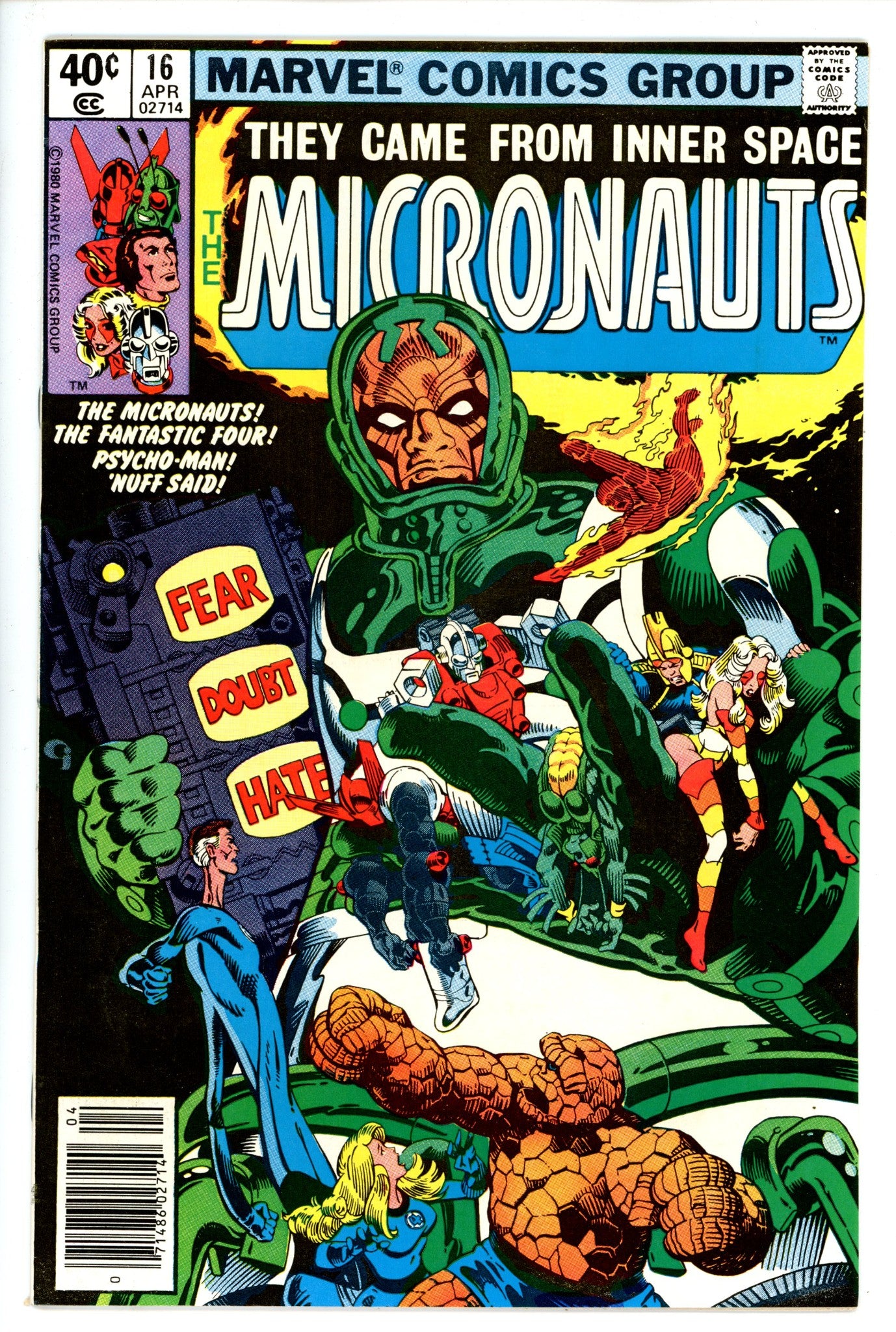 Micronauts Vol 1 16 Newsstand