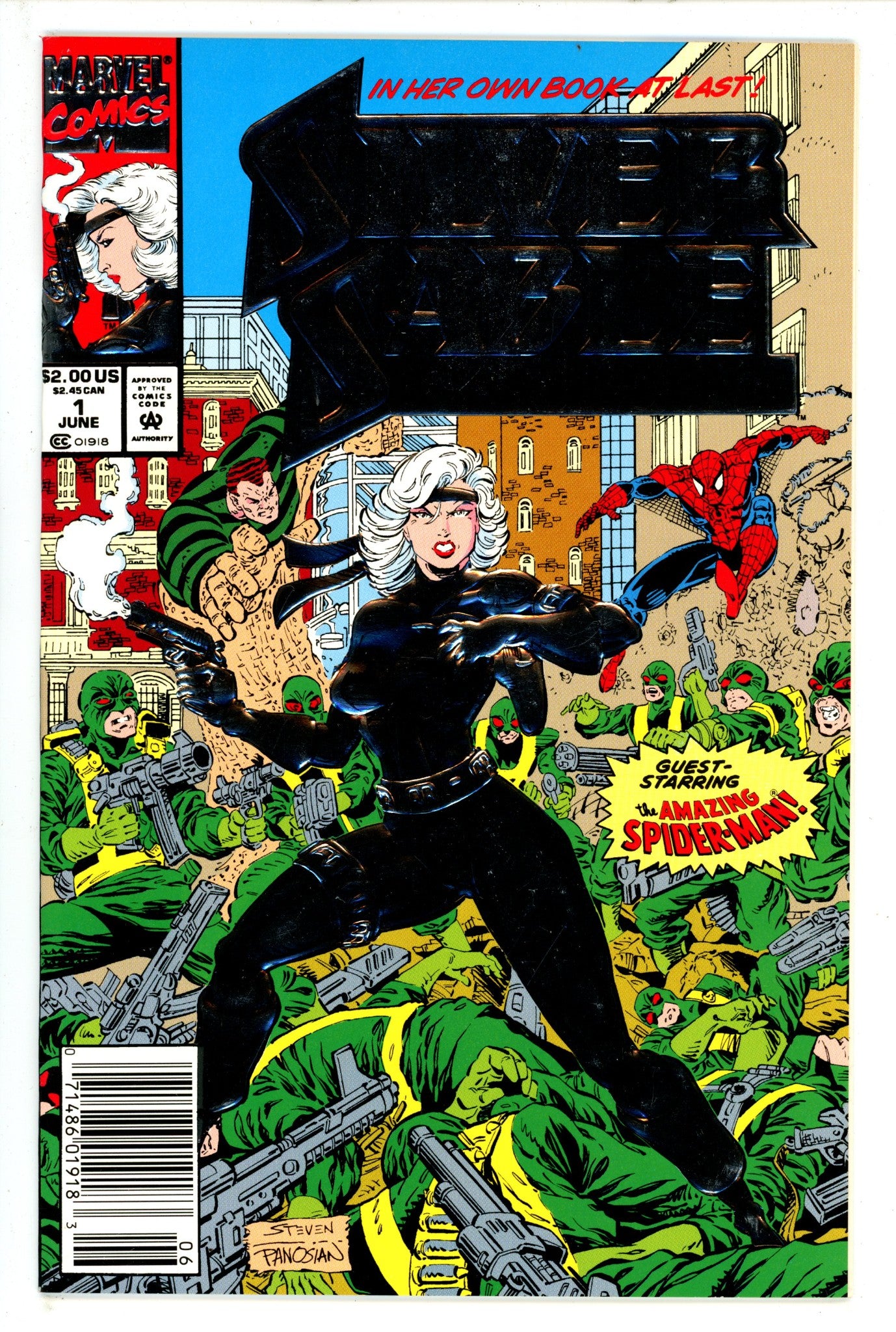 Silver Sable and the Wild Pack 1 Newsstand VF- (1992)