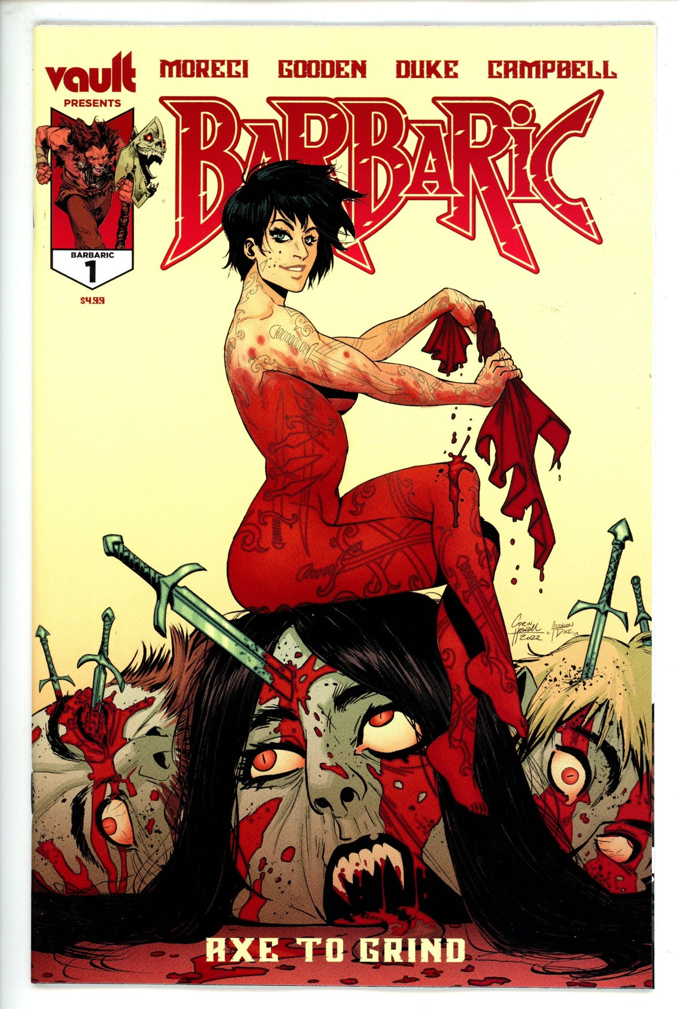 Barbaric Axe to Grind 1 Howell Variant (2022)