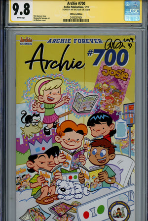 Archie Vol 2 700 Baltazar Exclusive Variant CGC 9.8 Signed Art Baltazar (2018)