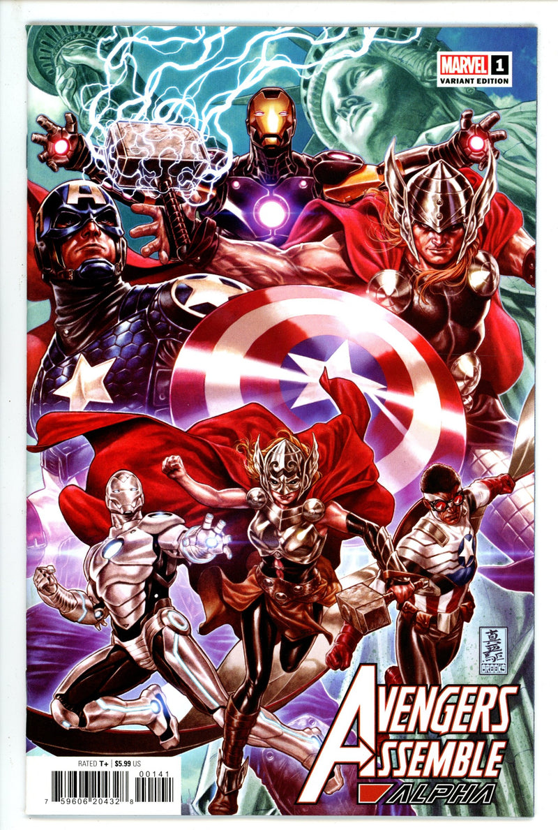 Avengers Assemble Alpha 1 Brooks Variant NM-
