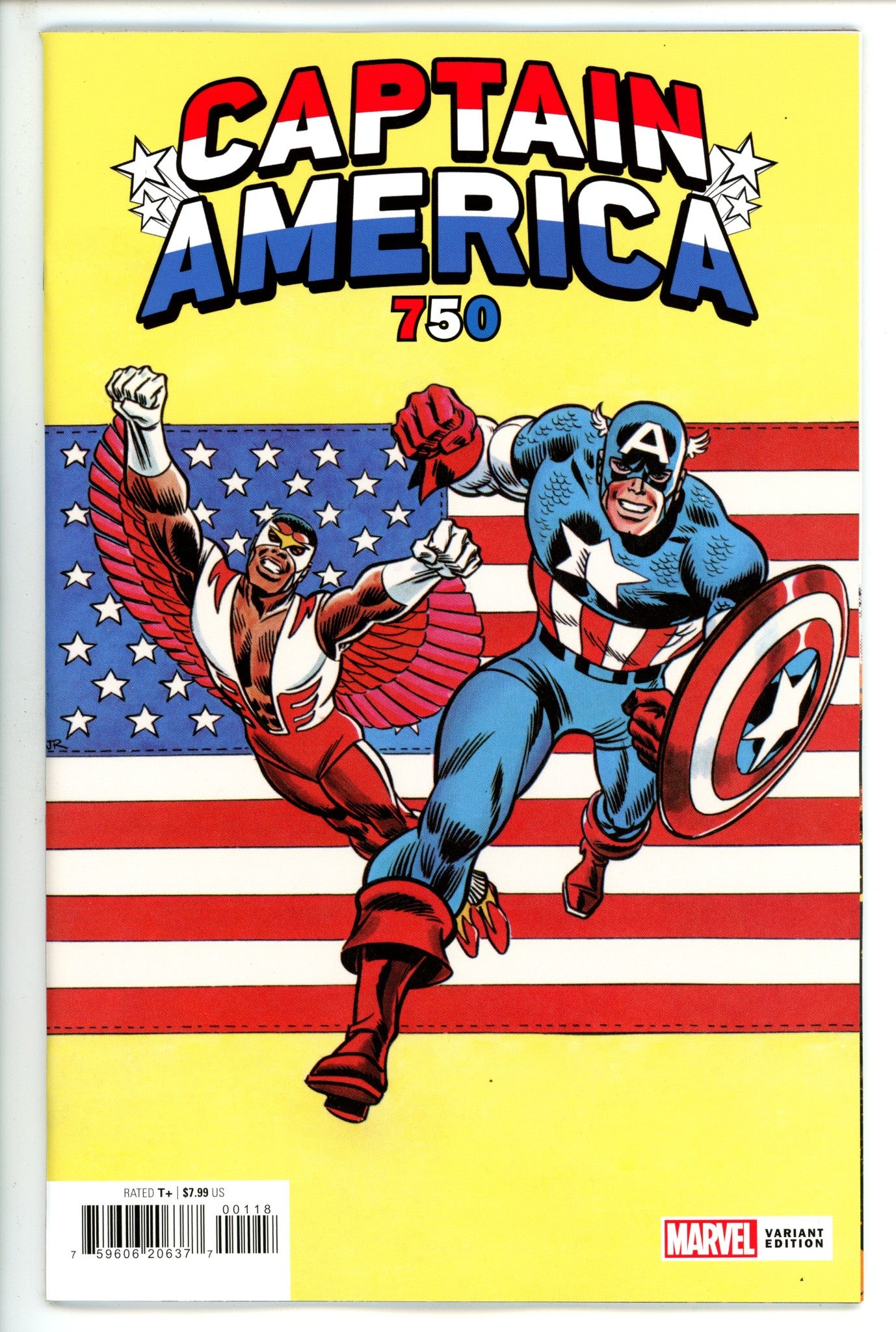 Captain America 750 Sr Hidden Gem Incentive Variant NM (2023)