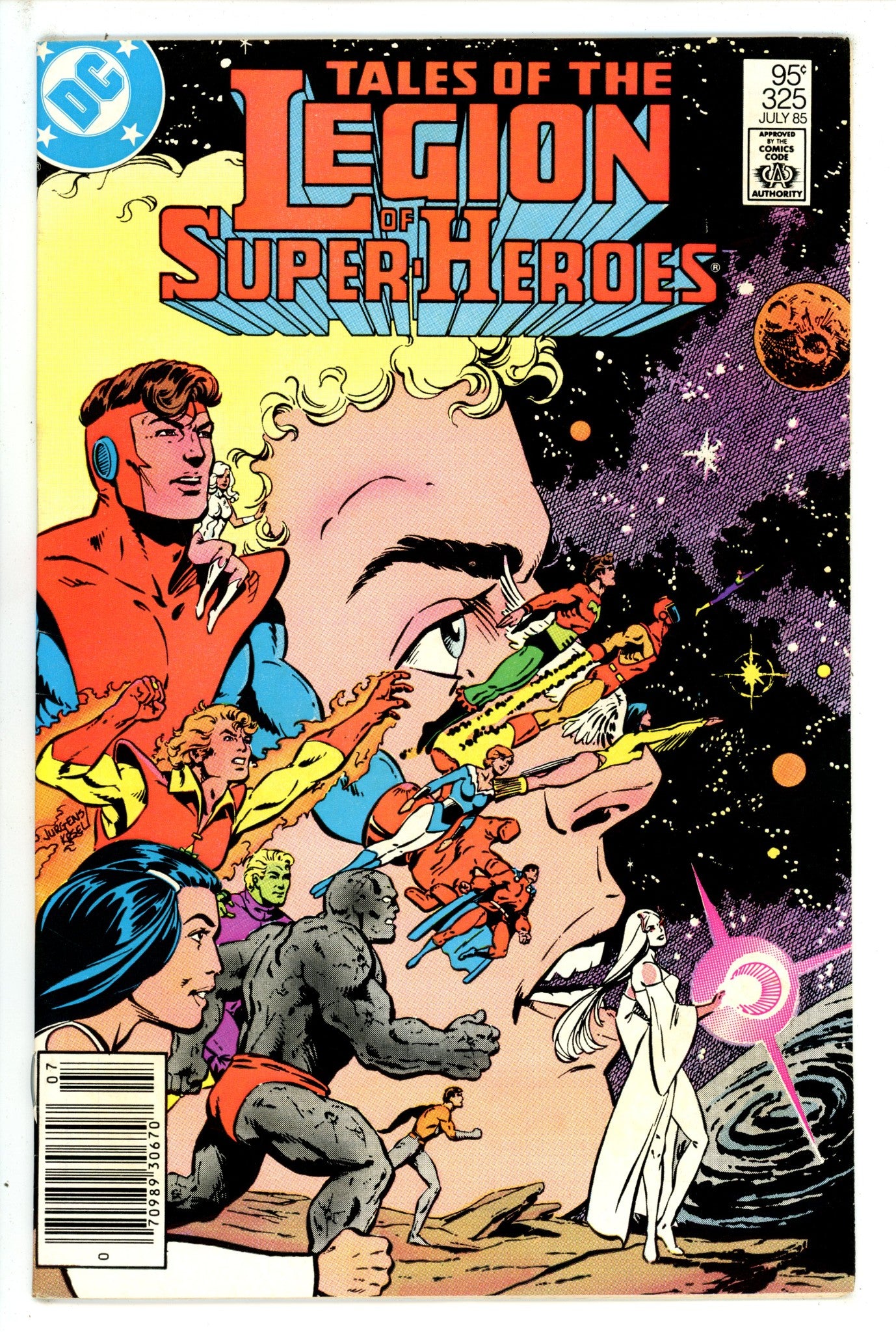 Tales of the Legion of Super-Heroes 325 Canadian Price Variant VF- (1985)