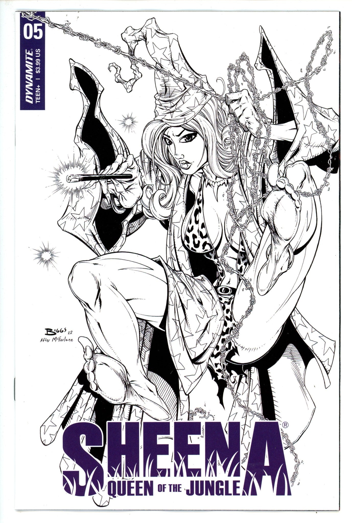 Sheena Queen of the Jungle 5 Biggs Variant