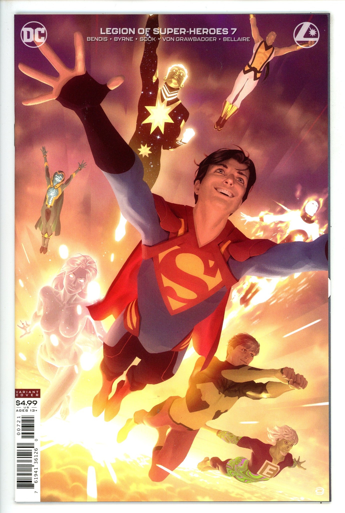 Legion of Super-Heroes Vol 8 7 Garner Variant