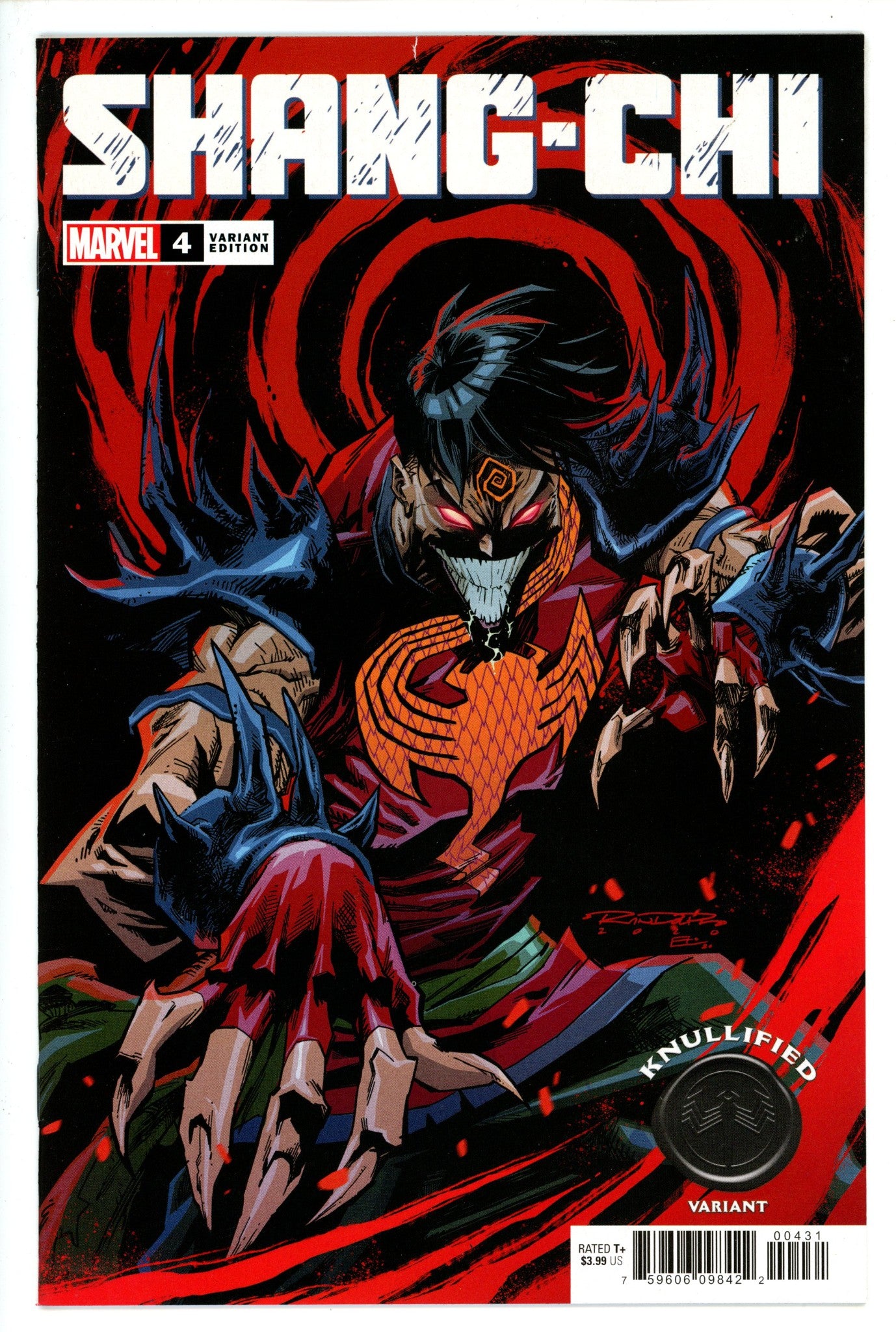Shang-Chi Vol 1 4 Randolph Knullified Variant