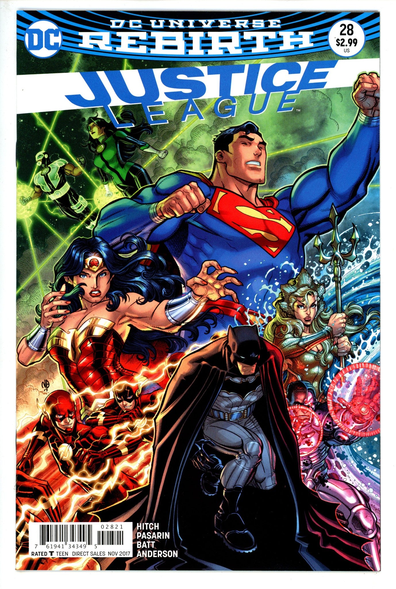 Justice League Vol 2 28 Bradshaw Variant