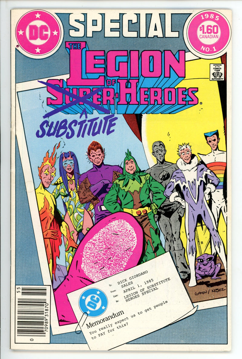Legion of Super-Heroes Annual Vol 2 1 Canadian FN-