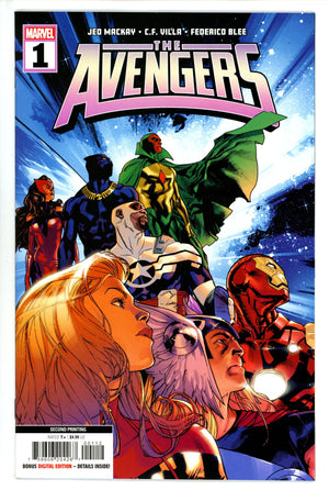 Avengers Vol 9 1 2Nd Print (2023)