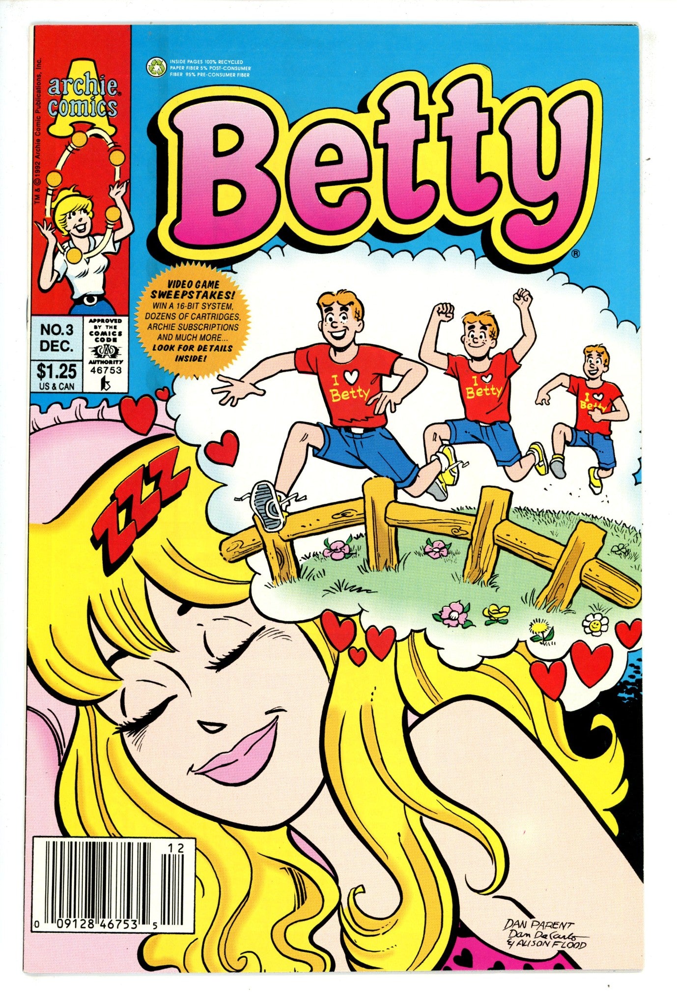 Betty 3 Newsstand VF+