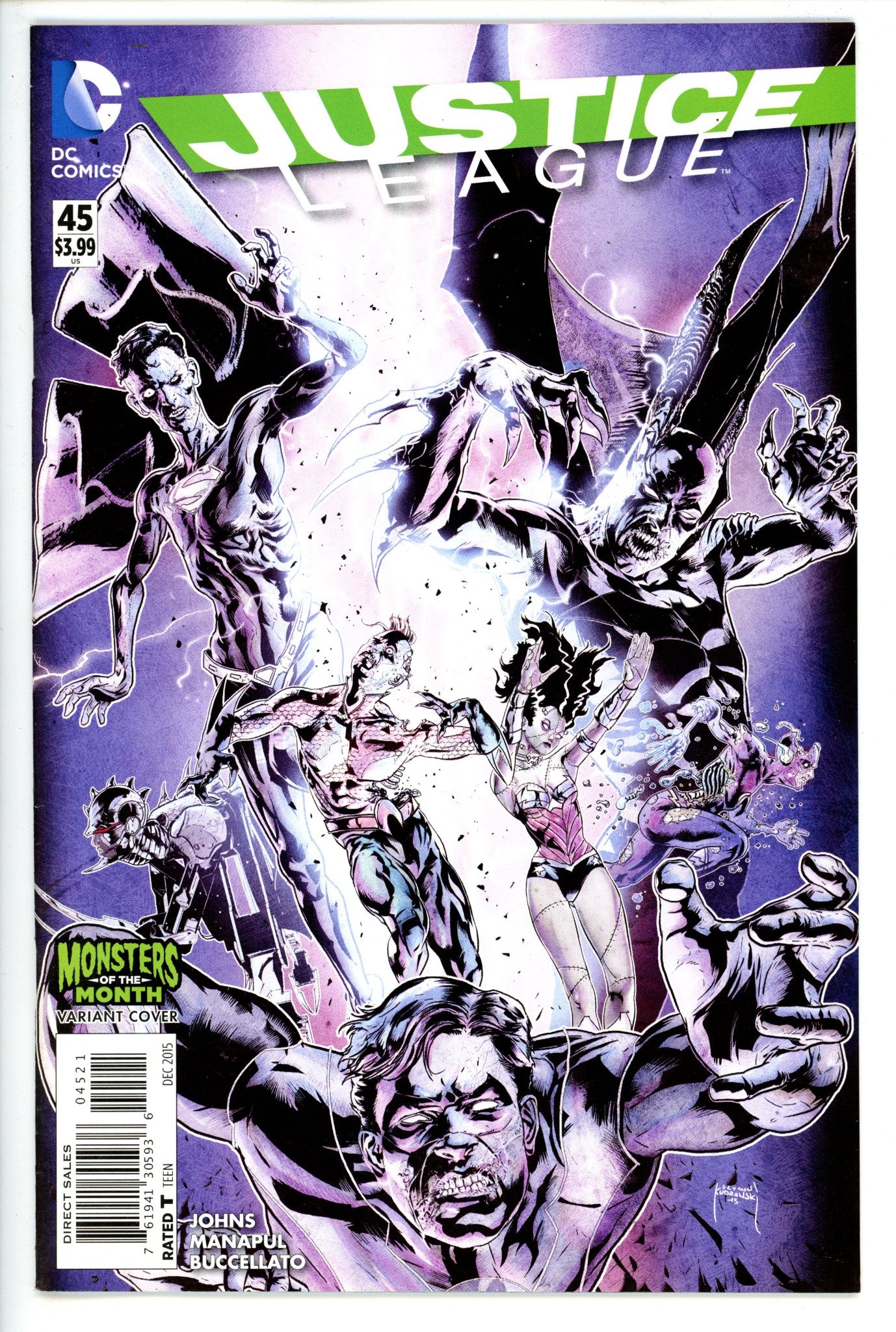 Justice League Vol 1 45 Kudranski Variant