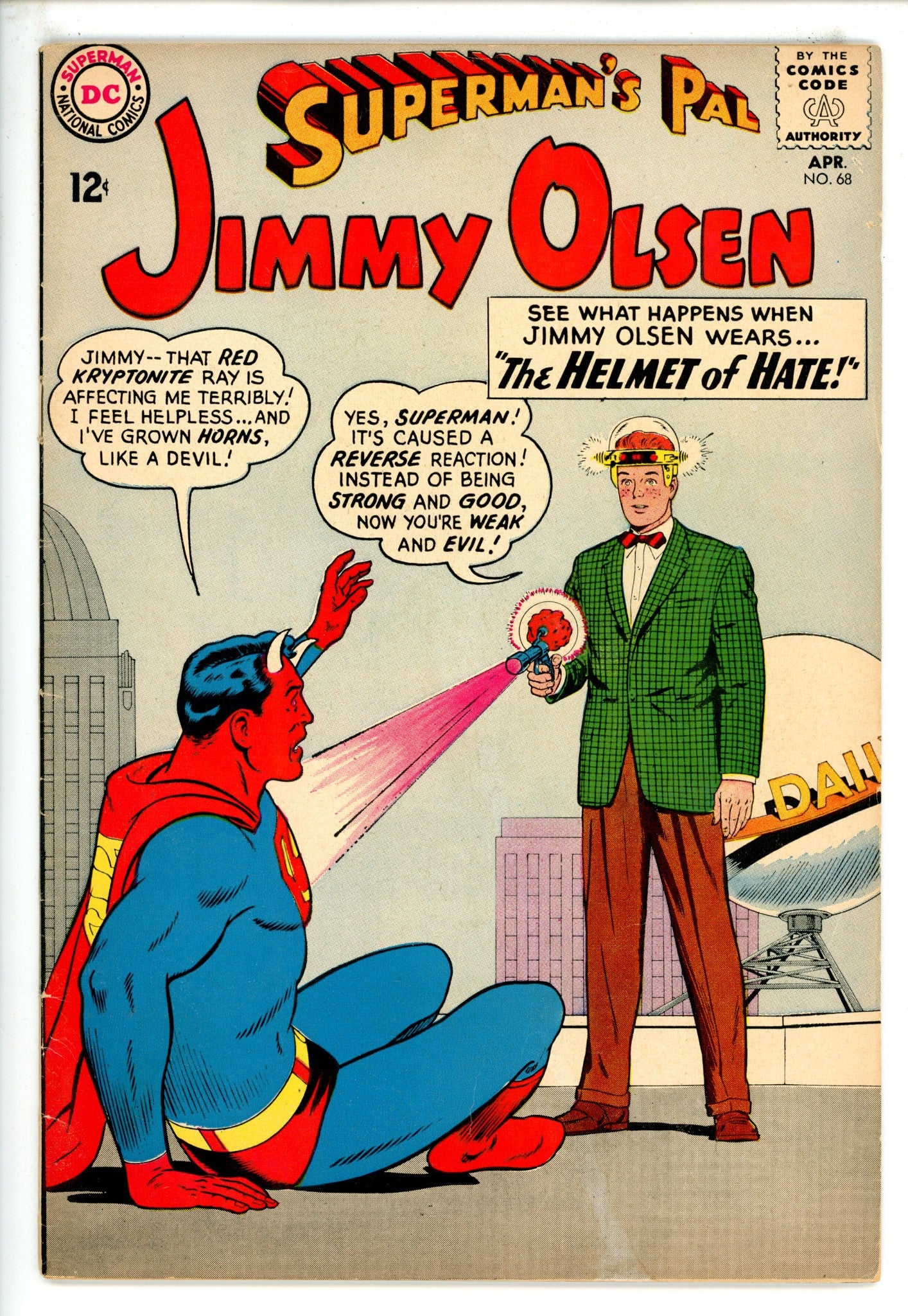 Superman's Pal, Jimmy Olsen 68 VG/FN Manufactured Without Bottom Staple (1963)