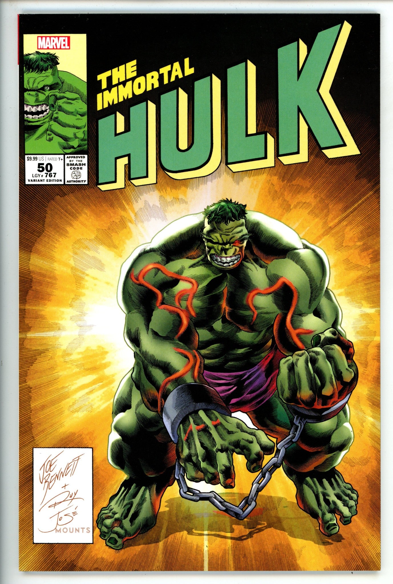 Immortal Hulk 50 Bennett Variant