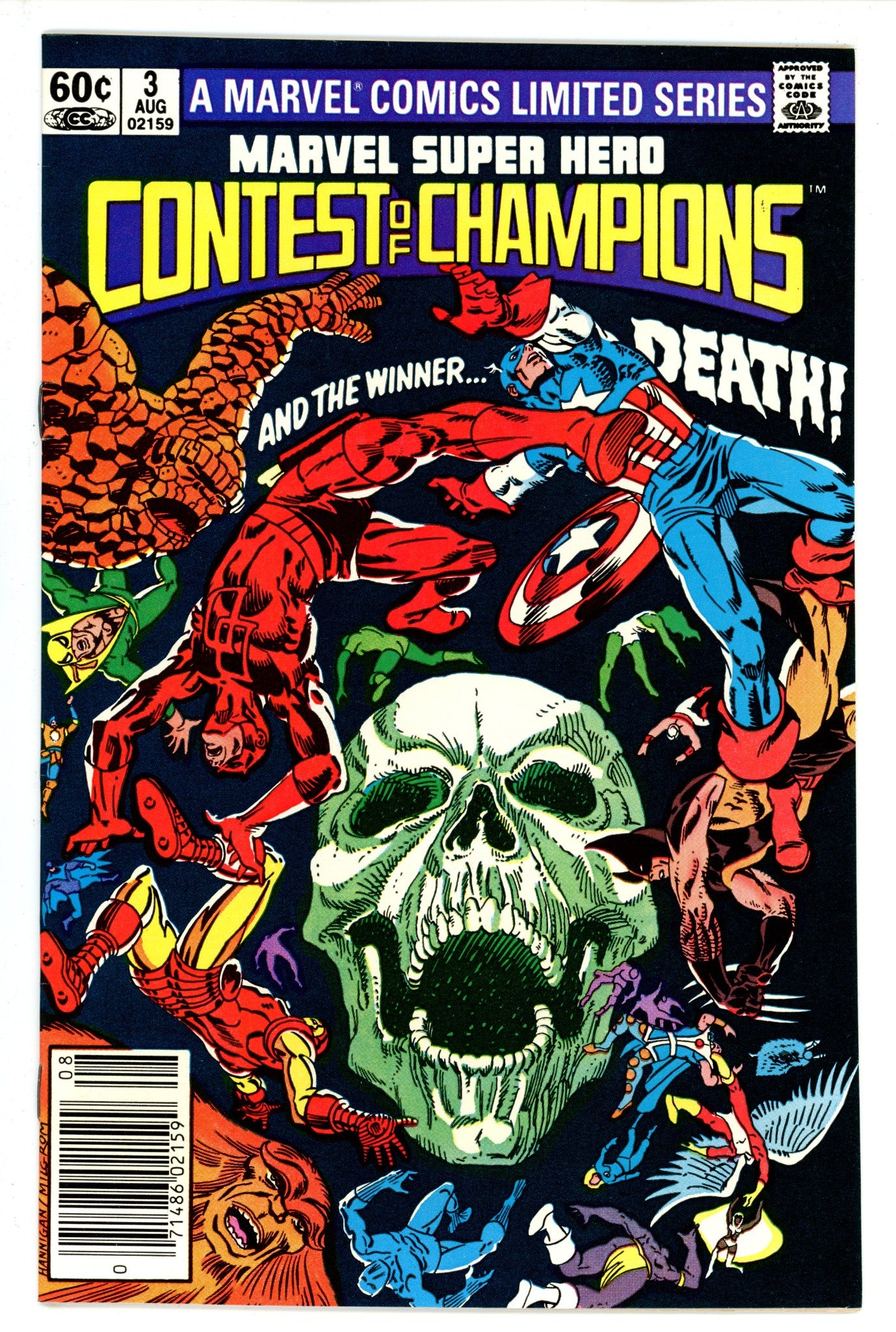 Marvel Super Hero Contest of Champions 3 Newsstand VF+ (1982)