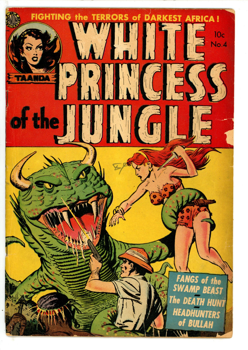White Princess of the Jungle 4 Canadian Price Variant VG+ (1952)