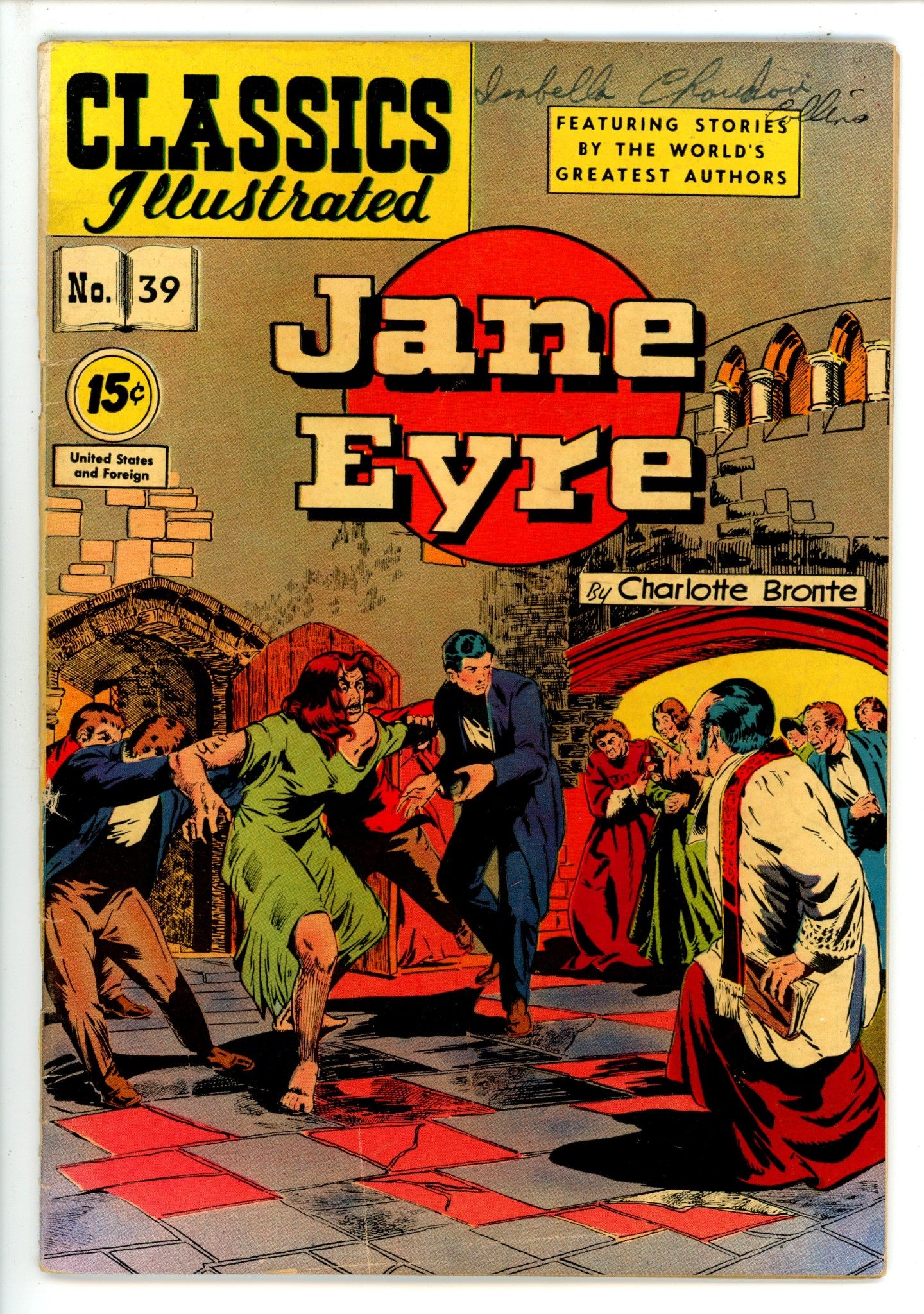 Classics Illustrated: Jane Eyre 39 Hrn 93 VG (1952)