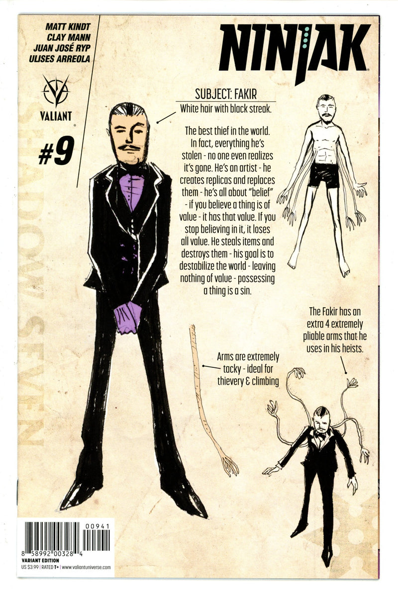 Ninjak Vol 3 9 Kindt Variant