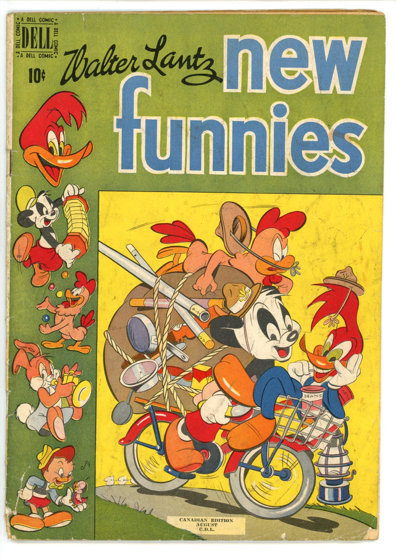 Walter Lantz New Funnies 161 Canadian GD+