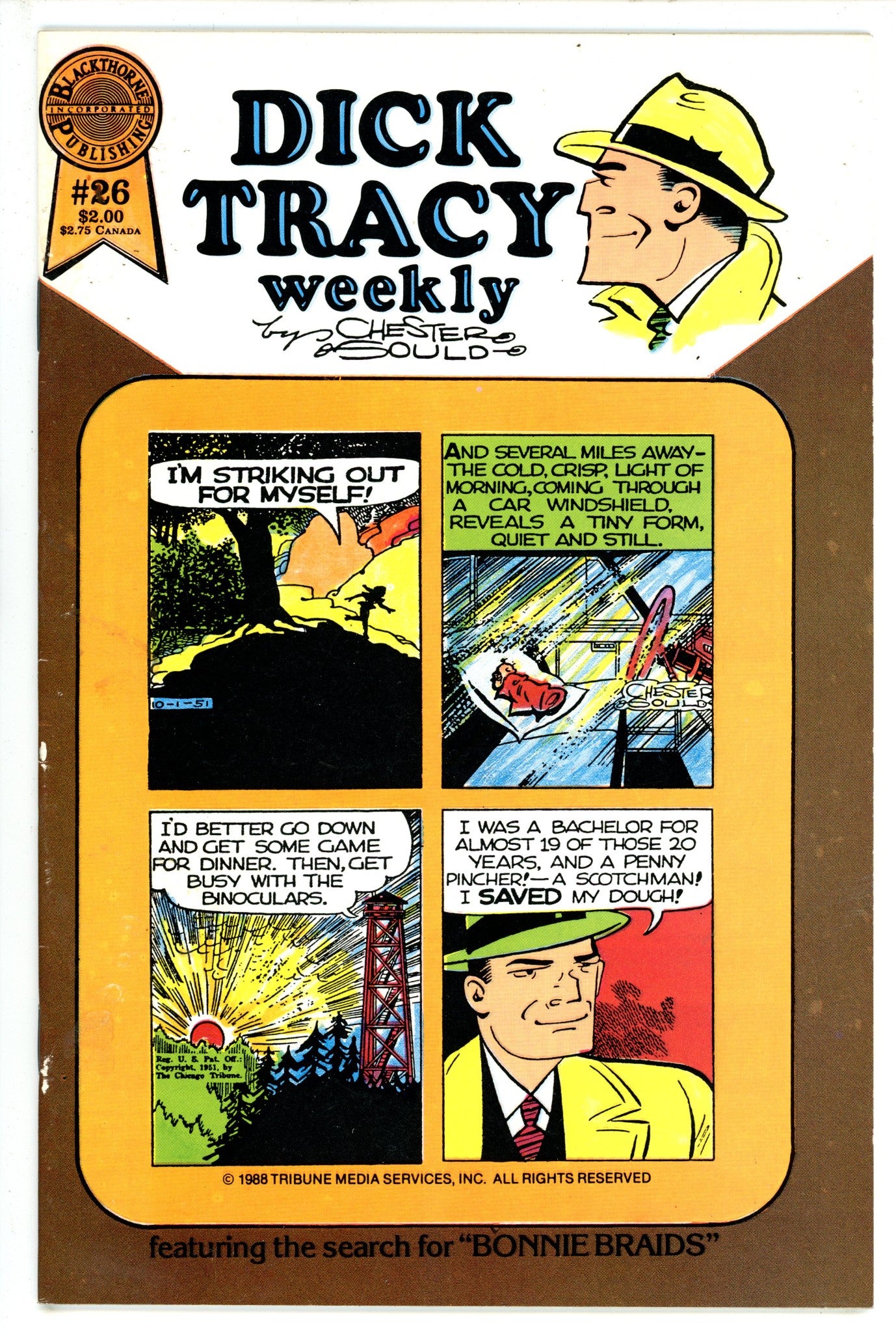 Dick Tracy Weekly 26 (1988)