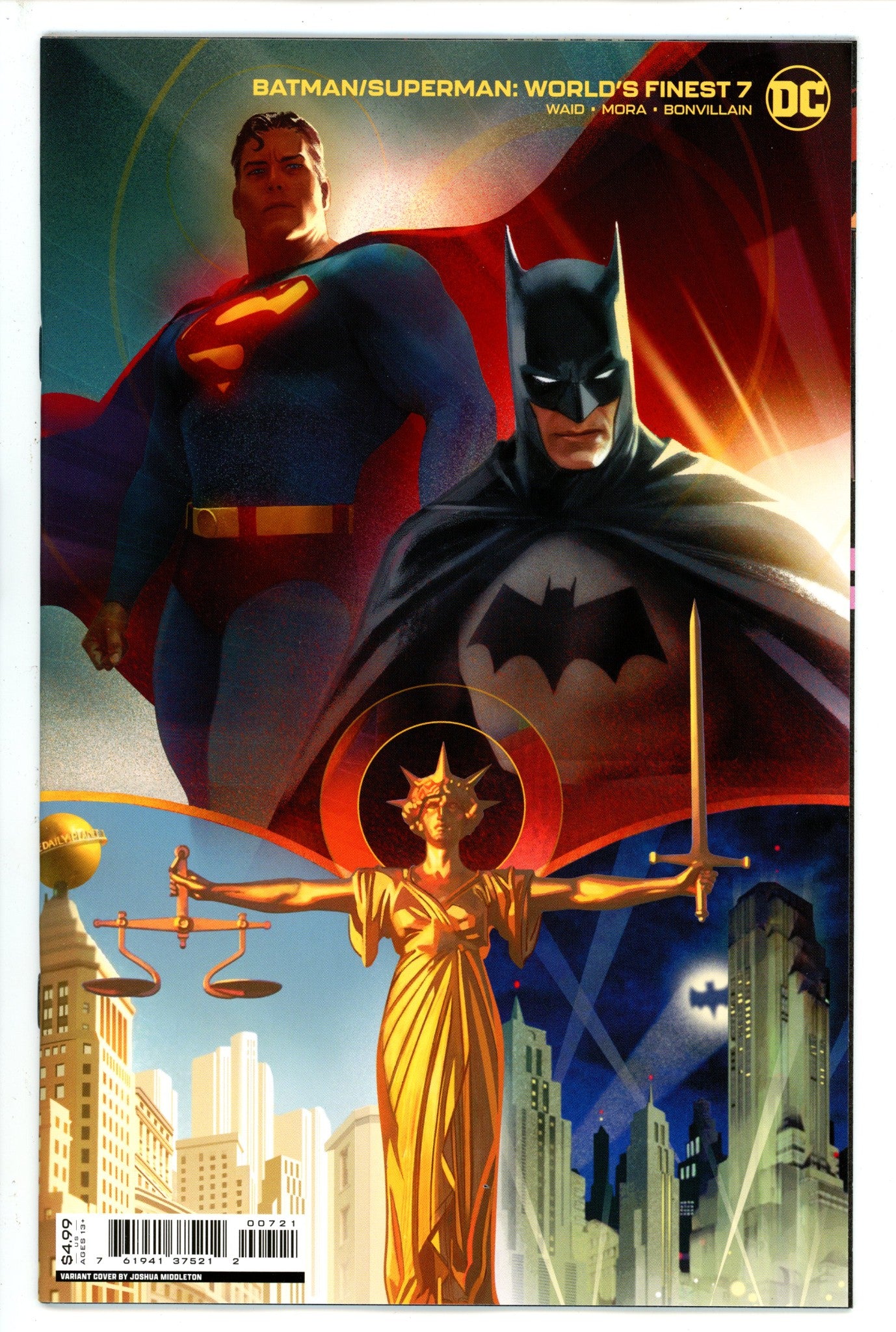 Batman / Superman Worlds Finest 7 Middleton Variant (2022)