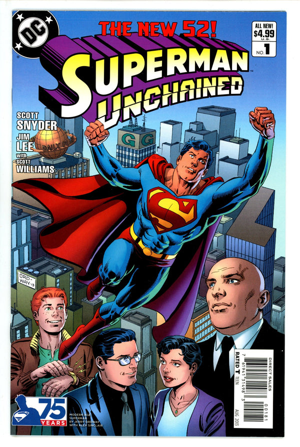 Superman Unchained 1 Modern Age Incentive Variant (2013)
