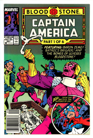 Captain America Vol 1 357 Newsstand