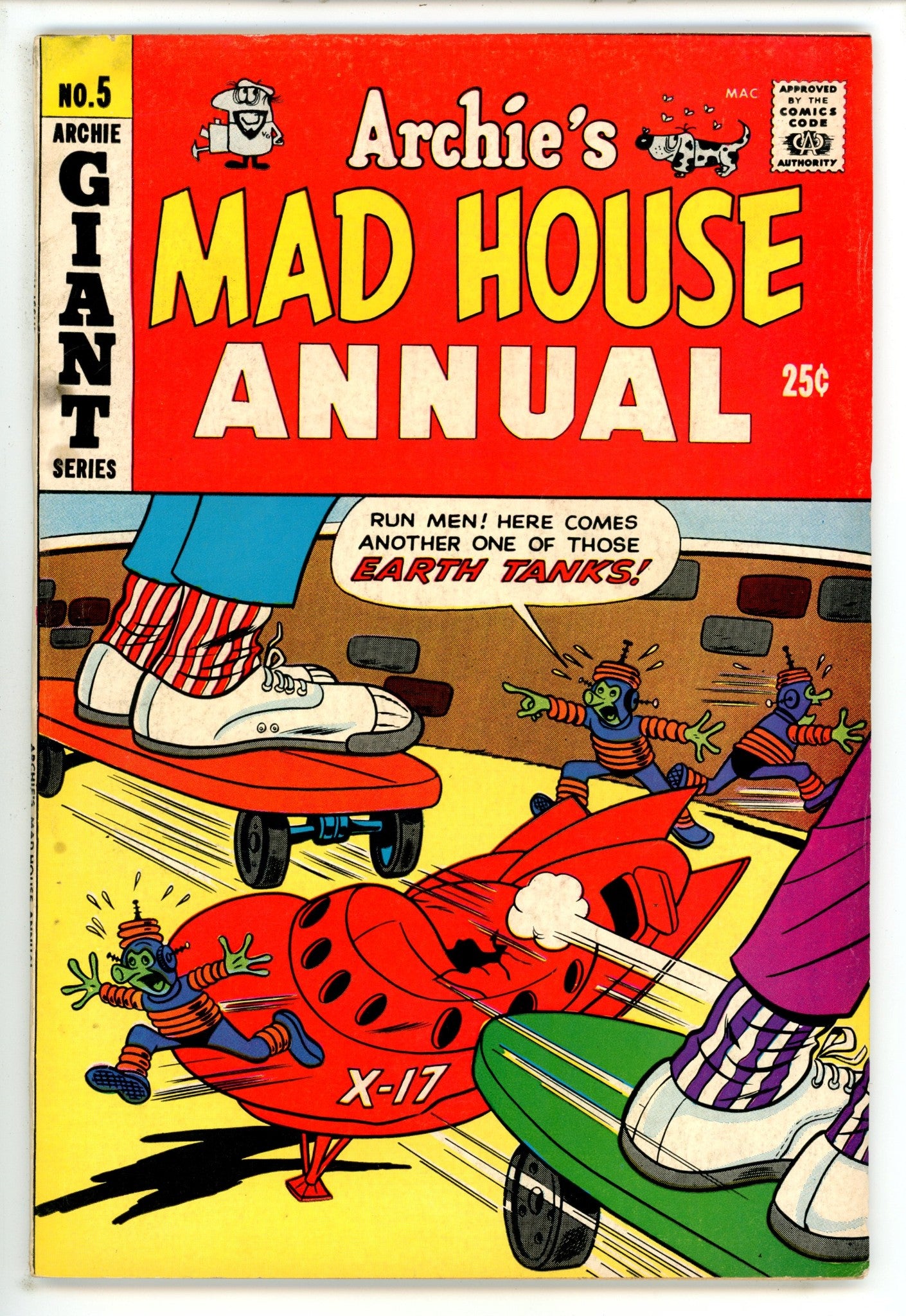 Archie's Madhouse Annual 5 FN- (1968)
