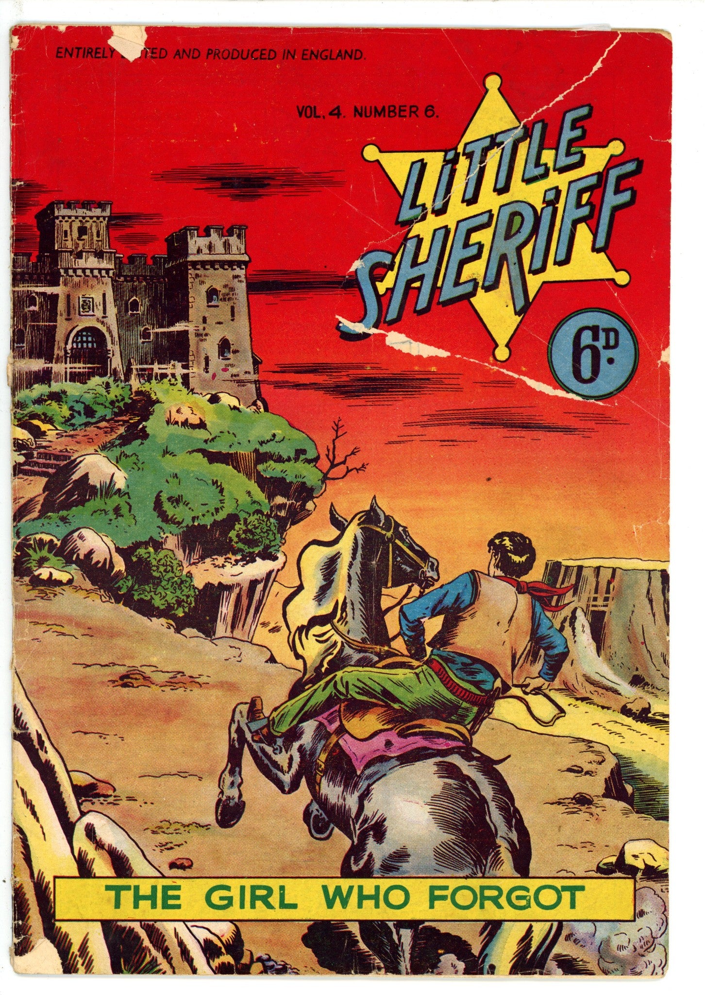 Little Sheriff Vol 4 6 Uk FR (1951)