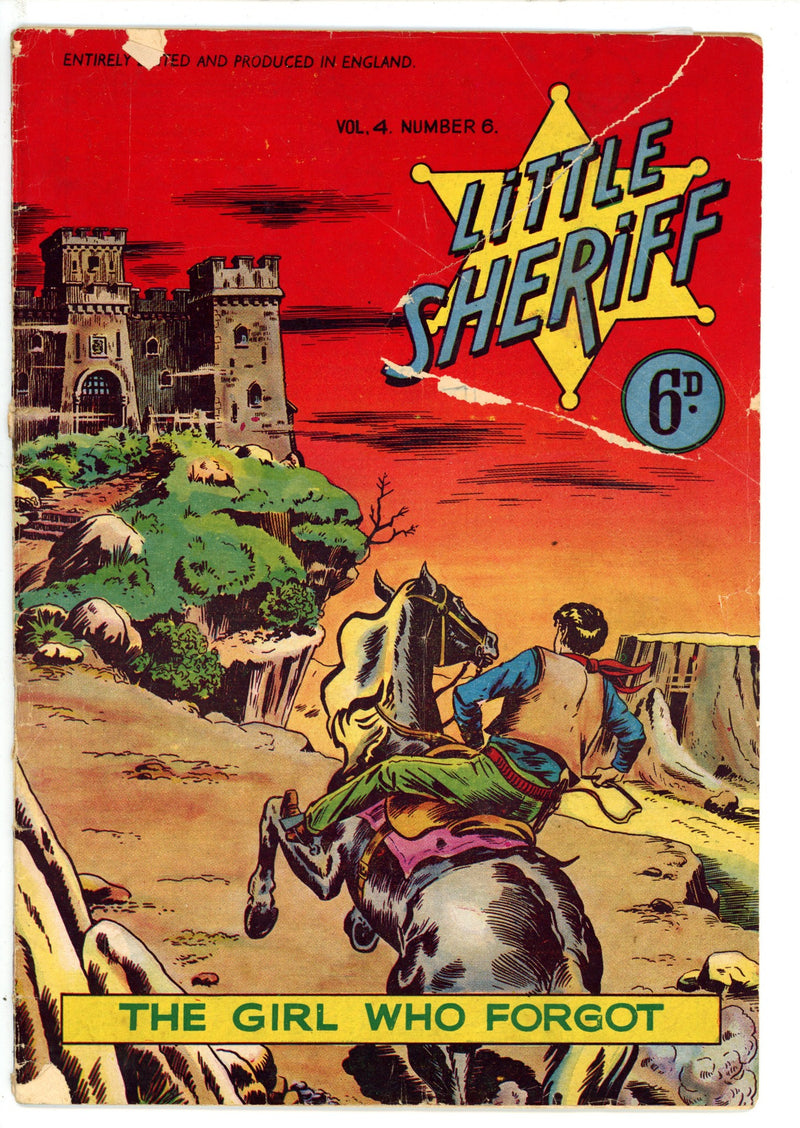 Little Sheriff Vol 4 6 Uk FR (1951)