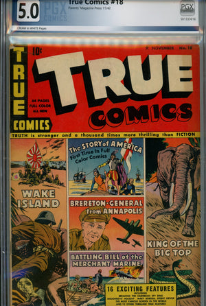 True Comics 18 PGX 5.0