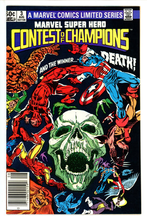 Marvel Super Hero Contest of Champions 3 Newsstand VF/NM (1982)