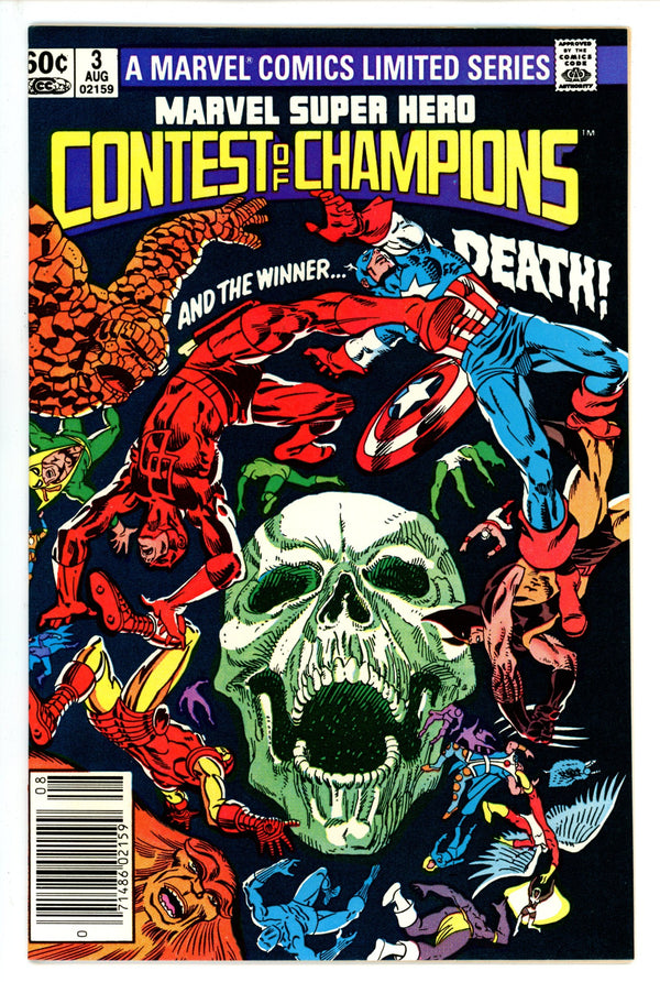 Marvel Super Hero Contest of Champions 3 Newsstand VF/NM (1982)