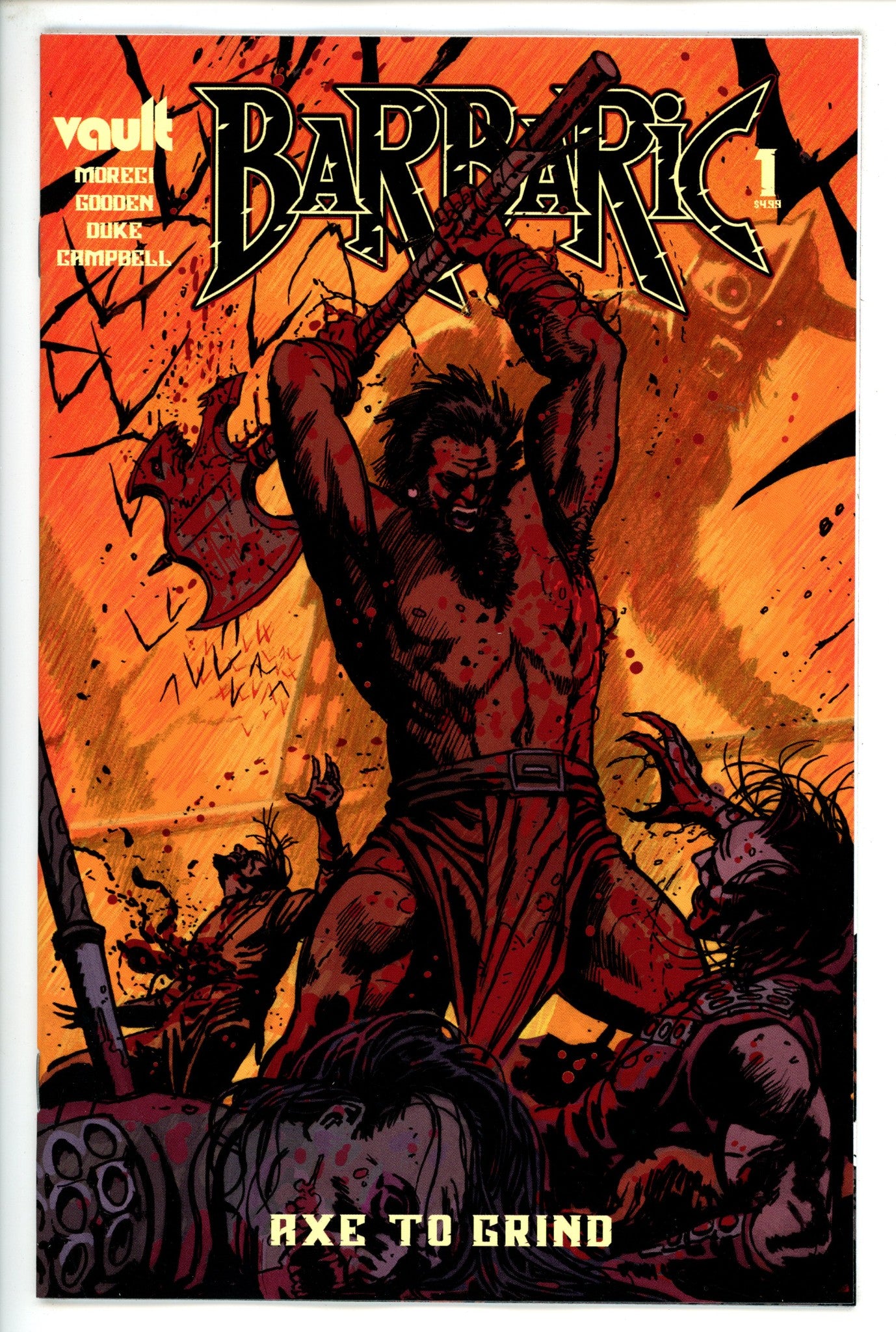 Barbaric Axe to Grind 1 Hixson Variant NM+