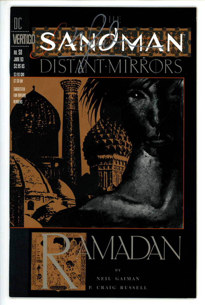 The Sandman  50 Signed Gaimen VF-