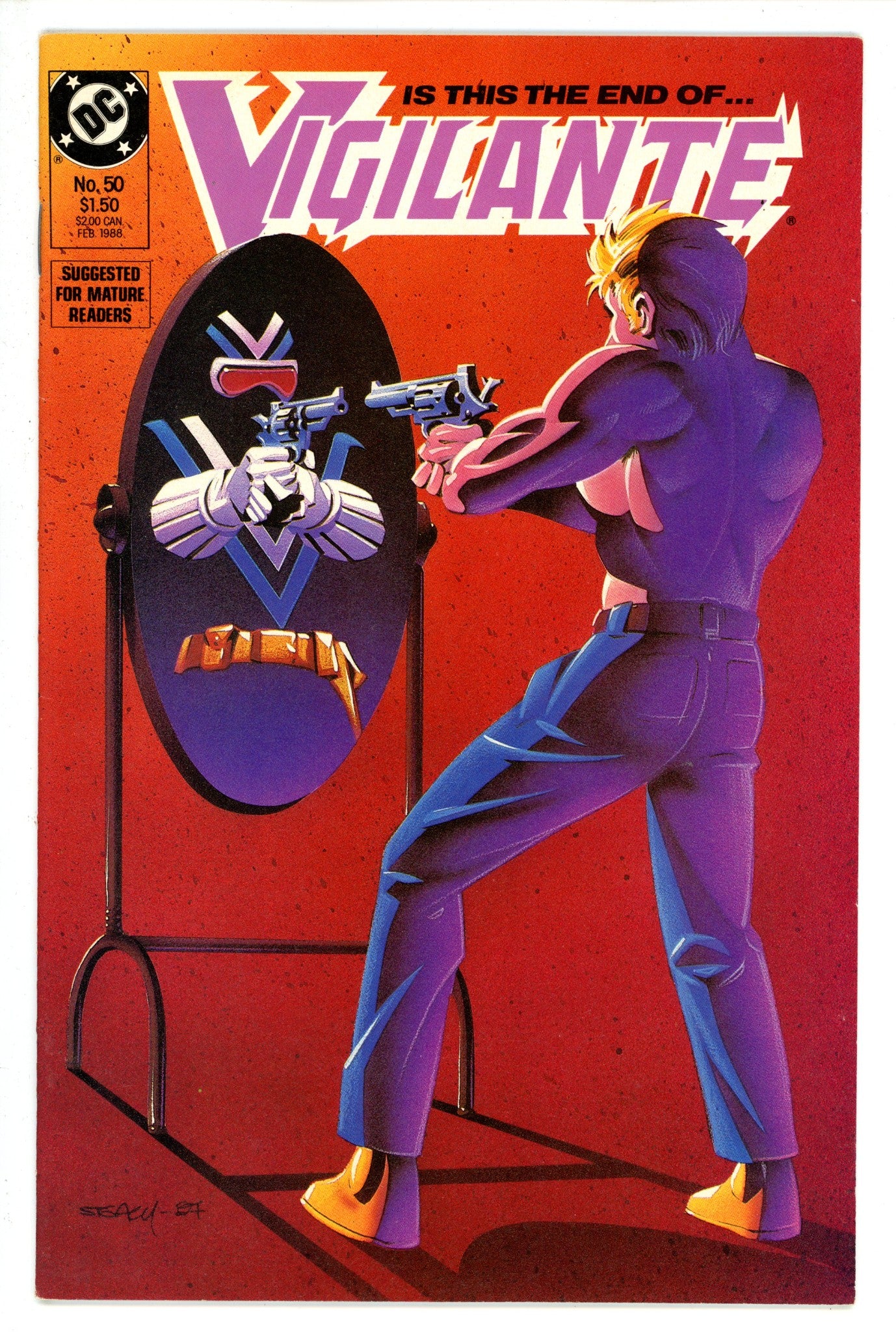 The Vigilante Vol 1 50 FN/VF (1987)